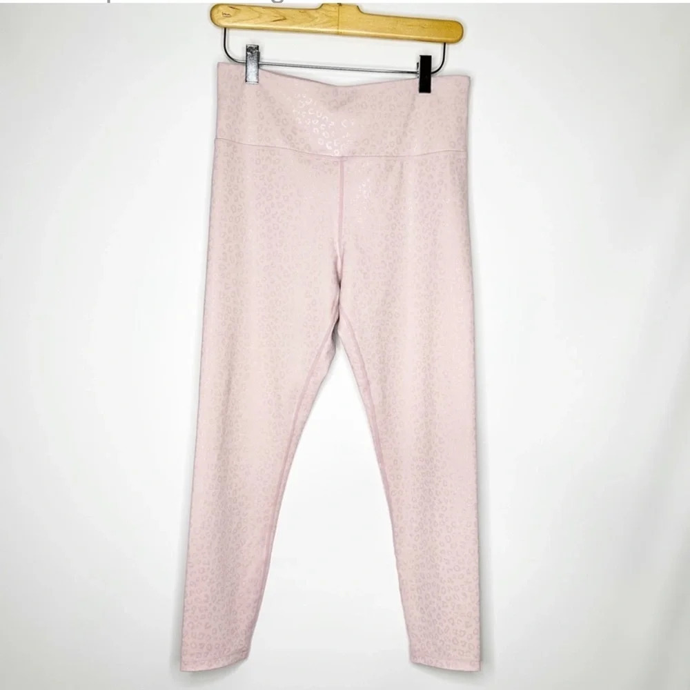 ZYIA Active Pink Leopard Unicorn Leggings Size 8/10